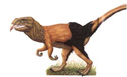 dinosaure � dent de sabre